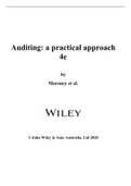 Test Bank For Auditing A Practical Approach, 4th Edition by Moroney, Campbell, Hamilton