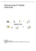 Samenvatting ZorgBasics  -   Zorgbasics praktijkgericht onderzoek, ISBN: 9789024408405  vakmanschap 9: onderzoek