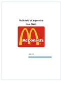 Case Operations Management - McDonalds