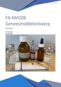 FA-MA106 Geneesmiddelontwerp Samenvatting & Productdossier