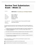 NRNP 6645 Week 11 Final Exam August 2021 (170+ Questions and Answers)