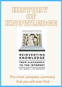 History of knowledge, MKDA, Literatuur samenvatting
