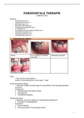 Samenvatting Parodontologische Therapie