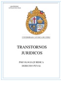 TRANSTORNOS JURIDICOS