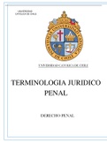 TERMINOLOGIA JURIDICO PENAL.