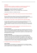 Samenvatting hoorcolleges blok WSH voor kennistoets&period; 