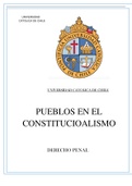 PUEBLOS EN EL CONSTITUCIONALISMO