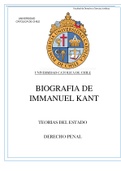 BIOGRAFIA DE IMMANUEL KANT