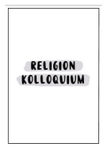 Zusammenfassung Katholische Religionslehre Kolloquium, Abitur Bayern, Schwerpunkt: Religionskritik