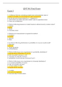 QNT 561 Final Exam &vert; Set 3 & 4