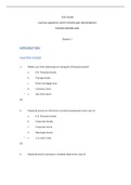 Capital Markets Institutions and Instruments - Complete test bank - exam questions - quizzes (updated 2022)