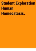 Exam &lpar;elaborations&rpar; Student Exploration Human Homeostasis 