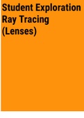 Exam (elaborations) Student Exploration Ray Tracing (Lenses) 