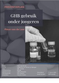 Preventieplan&colon; GHB gebruik onder jongeren 