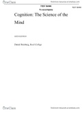 : The Science of the Mind SIXTH EDITION Daniel Reisberg, Reed College
