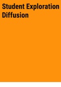 Exam &lpar;Elaborations&rpar; Student Exploration Diffusion 