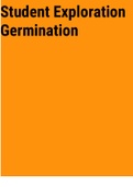 Exam &lpar;elaborations&rpar; Student Exploration Germination 
