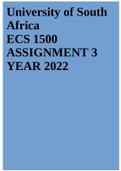 ECS 1500 ASSIGNMENT 3 YEAR 2022