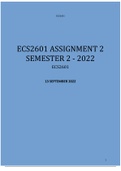 ECS2601 ASSIGNMENT 2 SEMESTER 2