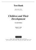 Children and Their Development - Complete test bank - exam questions - quizzes (updated 2022)