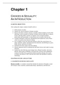 Choices in Sexuality, McCammon - Solutions, summaries, and outlines.  2022 updated