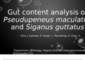 Gut Content Analysis