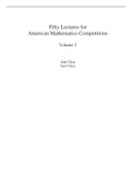 AMC10 Lectures Vol 2 Ch13-25 Fifty Lectures for  American Mathematics Competitions  Volume 2  Jane Chen Sam Chen