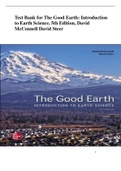 Test Bank for The Good Earth Introduction.pdf