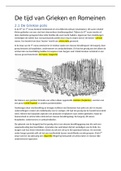 Samenvatting hoofdstuk 2&colon; De tijd van Grieken en Romeinen&period;
