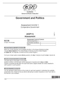 CEA government and politics Assessment Unit A2 1 Comparative Government