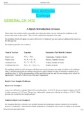 San Antonio College GENERAL CH 1412Ch. 5 Summary of Gas Laws