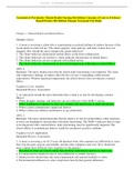 Essentials of Psychiatric Mental Health Nursing 8th Edition Concepts of Care in Evidence- Based Practice 8th Edition Morgan Townsend Test Bank&comma; complete all chapters&period;
