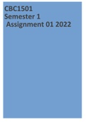 CBC1501 ASSIGNMENT 1 SEMESTER 1 2022