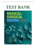 Test Bank for Medical Surgical Nursing Clinical Reasoning in Patient Care 6th Edition by LeMone