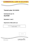 2022 SUPPLEMENTARY EXAM - Commercial LAw 1A (CLA1501)