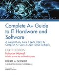 Complete A+ Guide to IT Hardware and Software A CompTIA A+ Core 1 (220-1001) _ CompTIA A+ Core 2 (220-1002) Textbook - Solutions, summaries, and outlines.  2022 updated