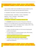  NSG 6006NSG6006 PreDictor EXAM  &lpar; Q & As &rpar; 100&percnt; CORRECT ALL ANSWERS CORRECT LATEST UPDATE  2021&sol;2022 GRADED A&plus;