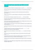 HSC1100 Final Exam &vert;&vert; Questions and 100&percnt; Accurate Answers&period;