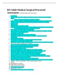 RN Adult Medical Surgical Proctored Assessment&period;