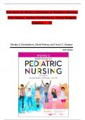 TEST BANK For Wong&rsquo;s Essentials of Pediatric Nursing&comma; 11th Edition by Marilyn Hockenberry&comma; Cheryl Rodgers&comma; Verified Chapters 1 - 31&comma; Complete Newest Version