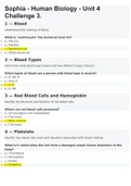 Sophia - Human Biology - Unit 4 Challenge 3&period;