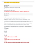 Portage Learning &sol; BIOD 151 FINAL EXAM A&P 1 LATEST