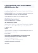 Comprehensive Basic Science Exam &lpar;CBSE&rpar; Review Set I with complete solution