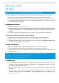 2021/2022 CFA Level 1 Summary Notes