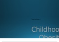 Exam (elaborations) NUR 2407 CHILDHOOD OBESITY PICOT NUR 2407 CHILDHOOD OBESITY PICOT