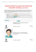 Shadow Health Focused Exam Abdominal Education Empathy 6 of 7 &lpar;85&period;7&percnt;&rpar;