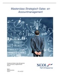 NCOI Masterclass Strategisch Sales- en Accountmanagement  Cijfer 8.5! Inclusief bijlagen en feedback docent