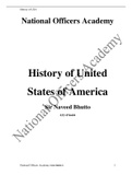 history of United States of America