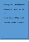 Art and Science of Advanced Practice Nursing