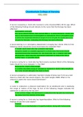 Chamberlain College of Nursing NSG 4060ATI Comprehensive Practice Test B&period;pdf